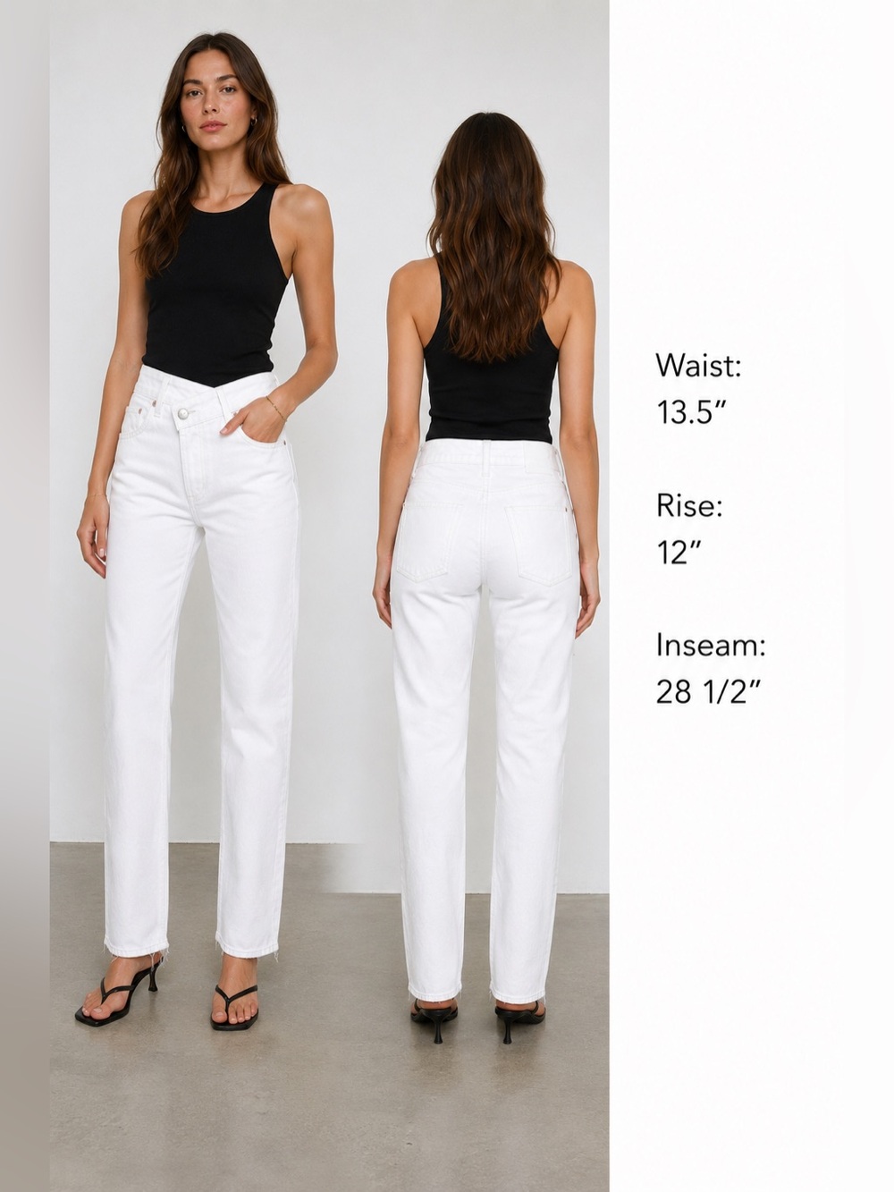 Agolde Arc Criss Cross Jeans